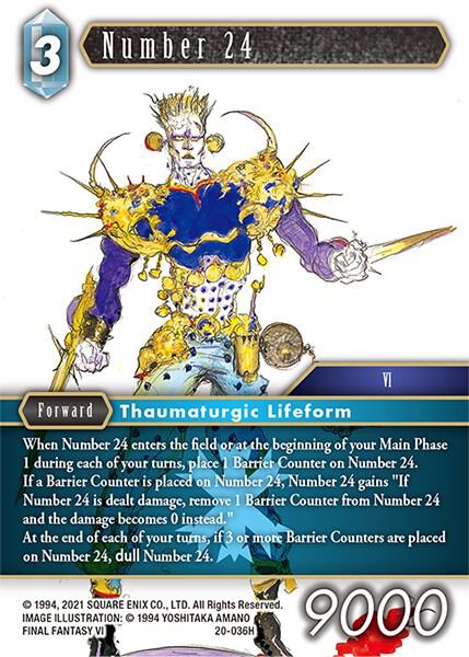 Number 24 20-036H (Dawn of Heroes) 
