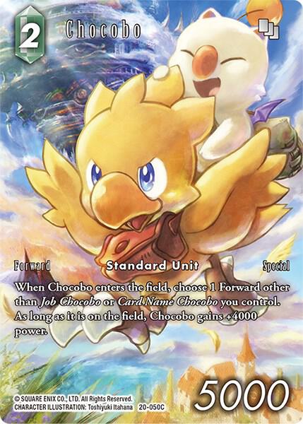 Chocobo - Full Art 20-050C (Dawn of Heroes)  - Foil
