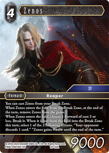 Zenos 20-130L (Dawn of Heroes)  - Foil