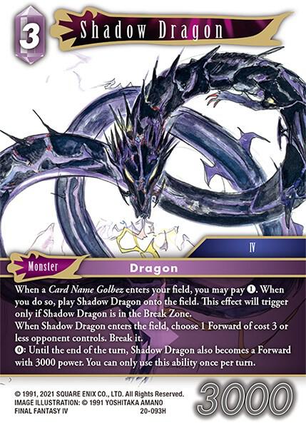 Shadow Dragon 20-093H (Dawn of Heroes)  - Foil