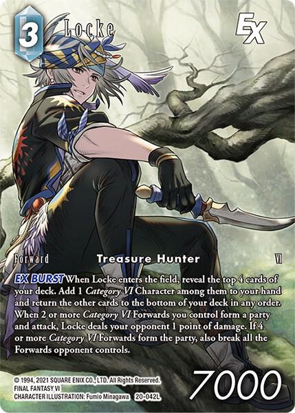 Locke EX Full Art 20-042L (Dawn of Heroes)  - Foil