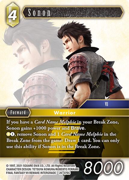 Sonon 20-076C (Dawn of Heroes)  - Foil