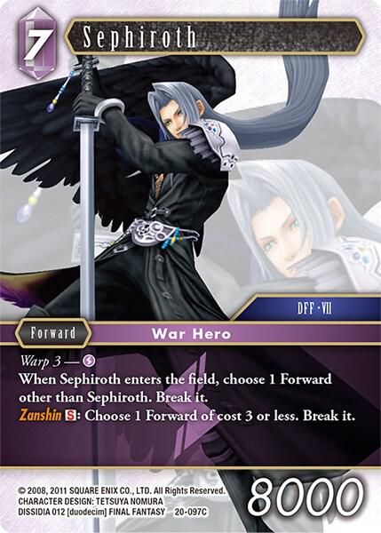 Sephiroth 20-097C (Dawn of Heroes)  - Foil