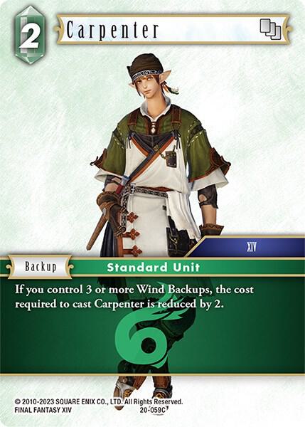 Carpenter 20-059C (Dawn of Heroes)  - Foil