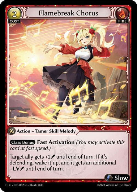 Flamebreak Chorus (Fractured Crown)  - Foil