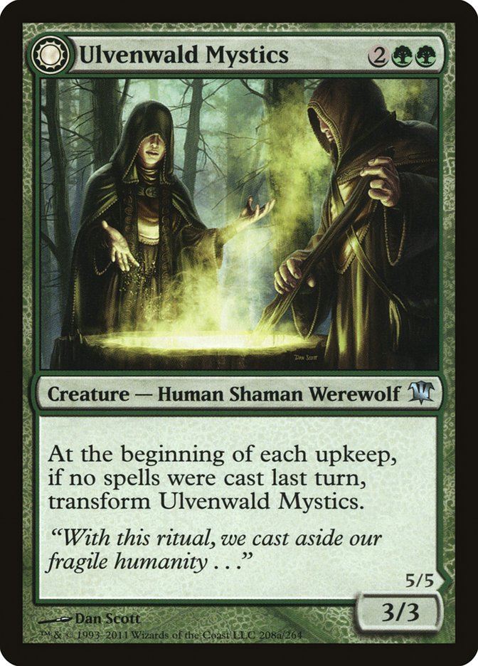 Ulvenwald Mystics // Ulvenwald Primordials 208/264 (Innistrad)  - Foil