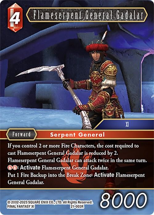 Flameserpent General Gadalar 21-003R (Beyond Destiny)  - Foil