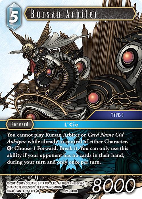 Rursan Arbiter 21-040R (Beyond Destiny)  - Foil