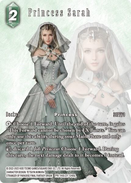 Princess Sarah PR-148/21-048L (FF: Promo Cards)  - Foil