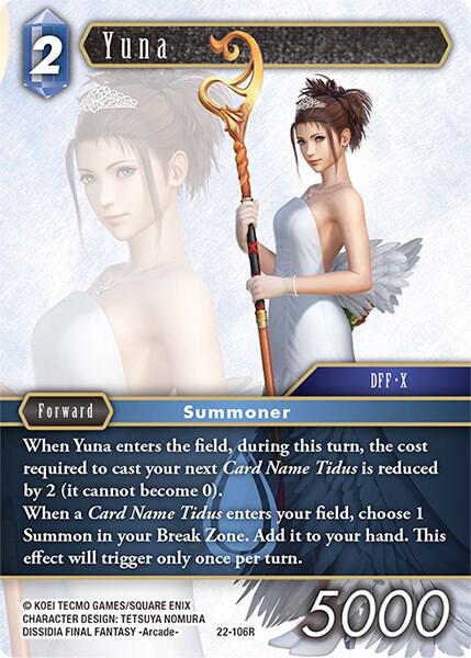 Yuna 22-106R (Hidden Hope)  - Foil