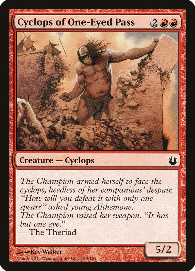 Cyclops of One-Eyed Pass 90/165 (Born of the Gods) 