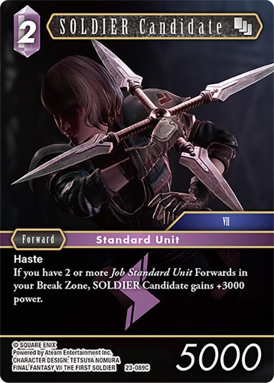 SOLDIER Candidate 23 089C 23-089C (Hidden Trials)  - Foil
