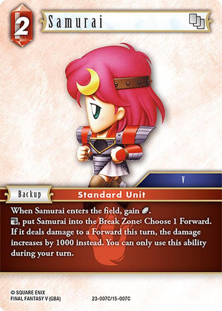 Samurai 23-007C/15-007C (Hidden Trials)  - Foil