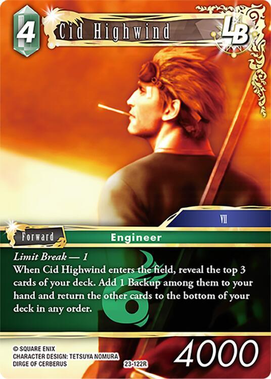 Cid Highwind LB 23-122R (Hidden Trials)  - Foil