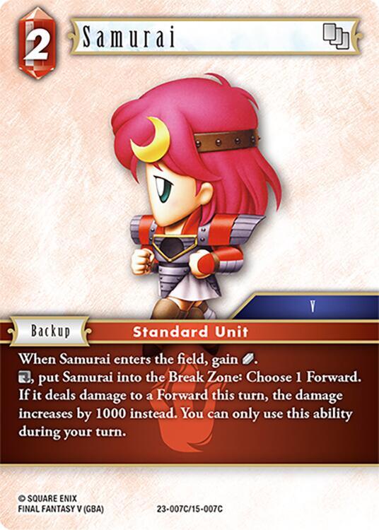 Samurai 23-007C/15-007C (Hidden Trials)  - Foil