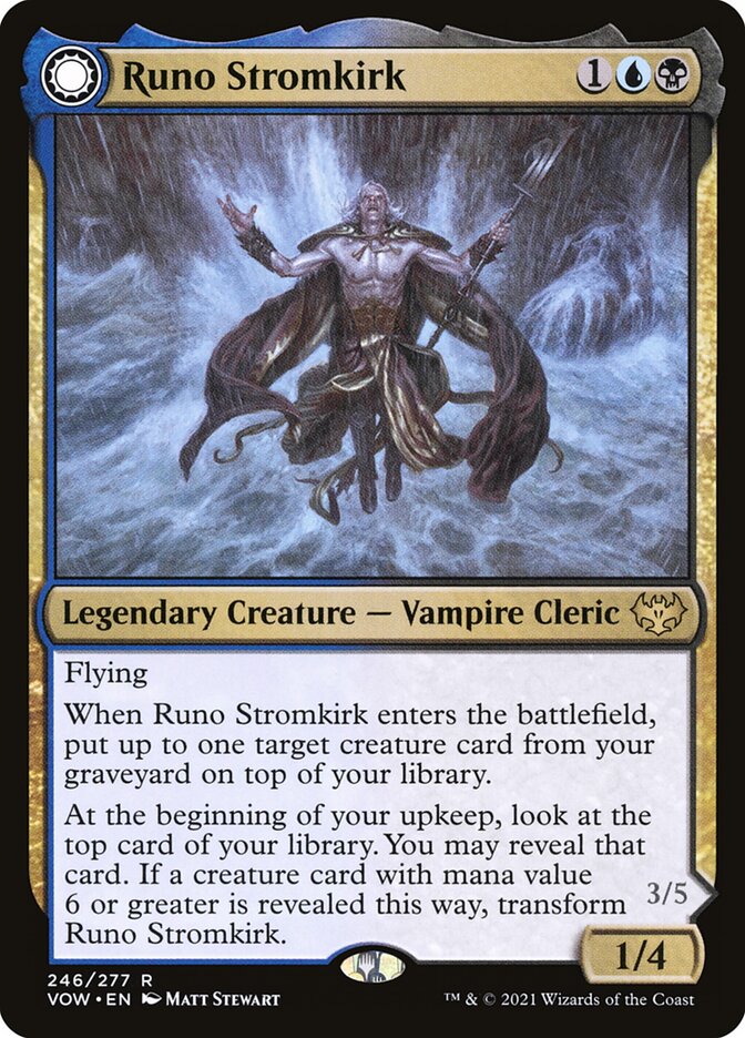 Runo Stromkirk // Krothuss, Lord of the Deep 246 (Innistrad: Crimson Vow) 
