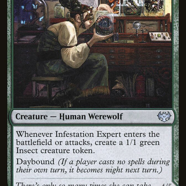 Infestation Expert // Infested Werewolf 206/277 (Innistrad: Crimson Vow) 