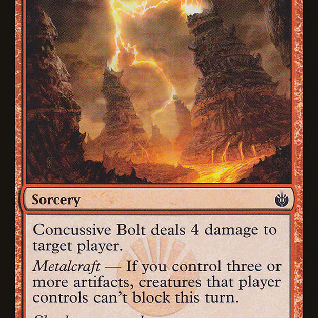 Concussive Bolt 60/155 (Mirrodin Besieged)  - Foil