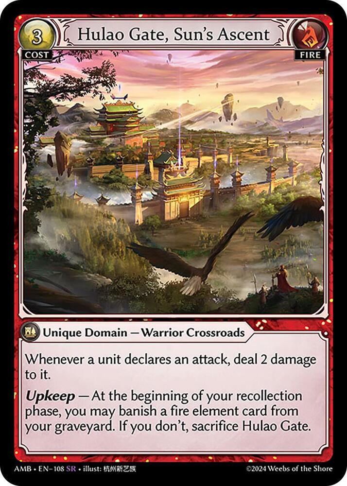 Hulao Gate, Sun's Ascent 108 (Mortal Ambition)  - Parallel Foil
