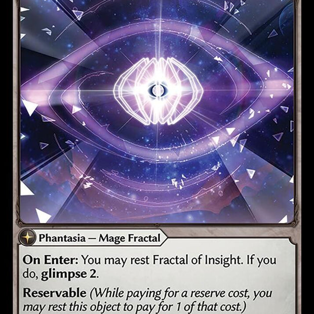 Fractal of Insight (Mortal Ambition)  - Foil