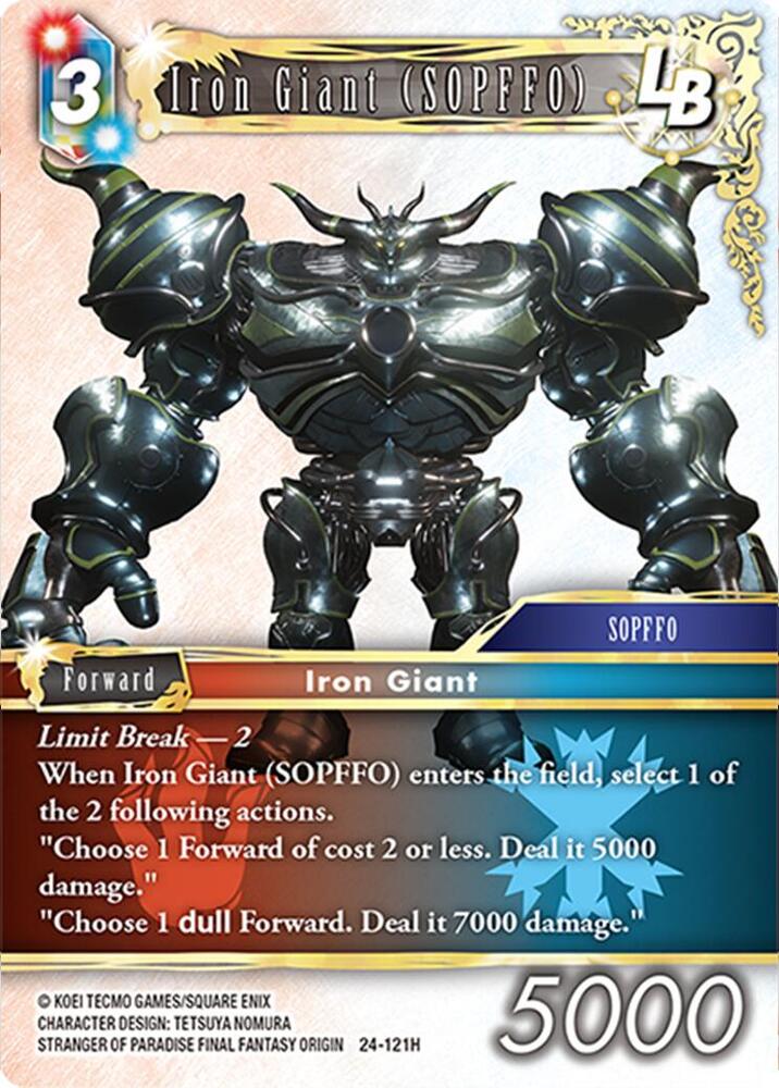 Iron Giant SOPFFO LB 24-121H (Hidden Legends)  - Foil