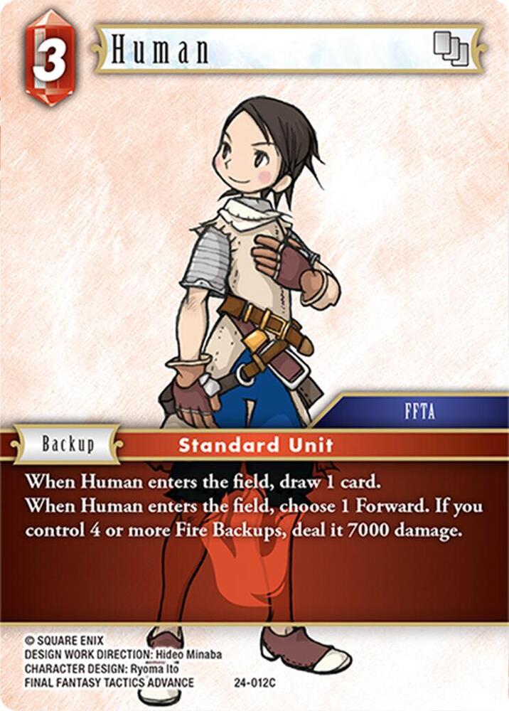 Human 24-012C (Hidden Legends)  - Foil