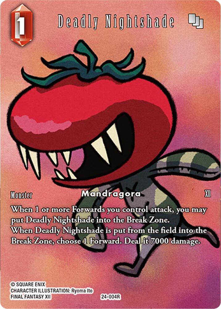 Deadly Nightshade Full Art 24-004R (Hidden Legends)  - Foil