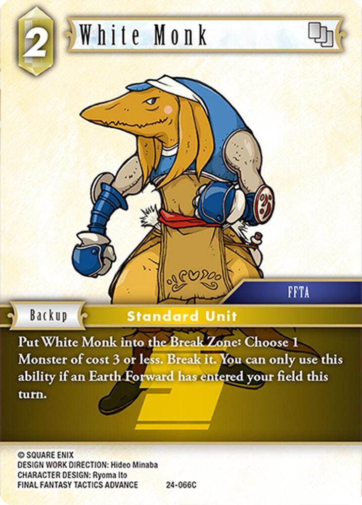 White Monk 24-066C (Hidden Legends)  - Foil