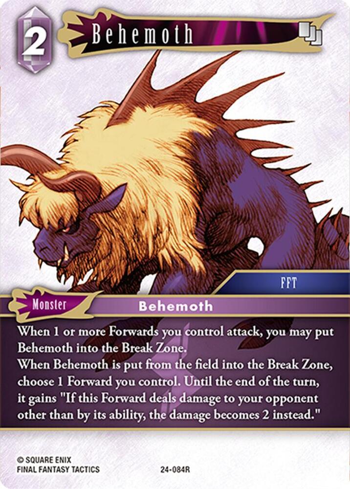 Behemoth 24-084R (Hidden Legends)  - Foil