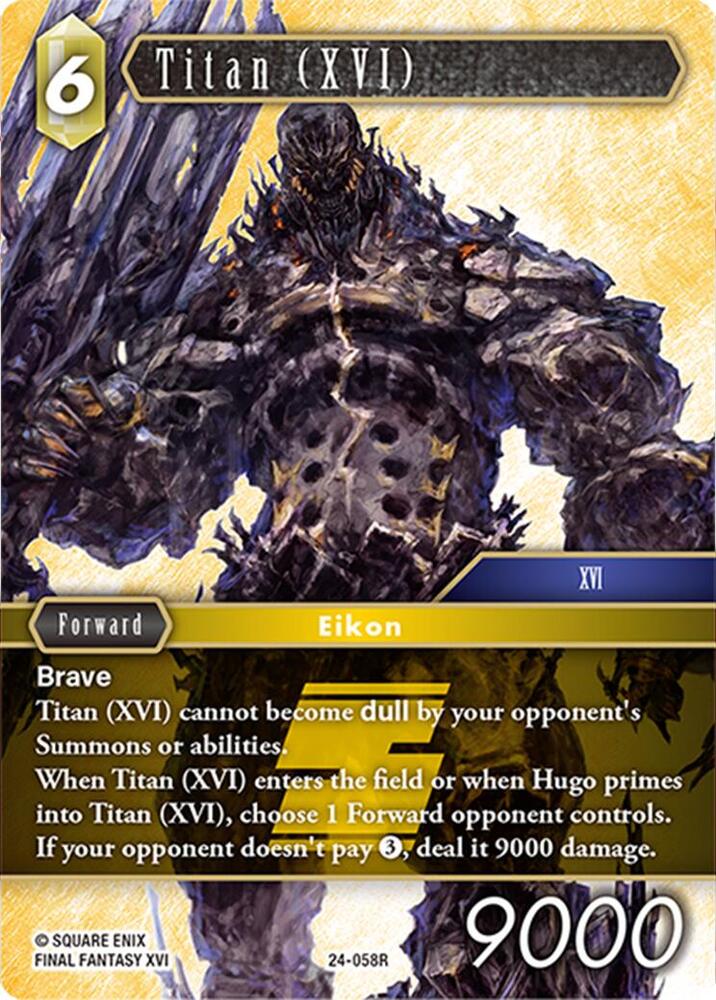 Titan XVI 24-058R (Hidden Legends)  - Foil