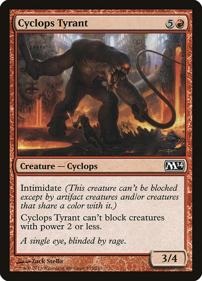 Cyclops Tyrant 135/249 (Magic 2014 (M14)) 