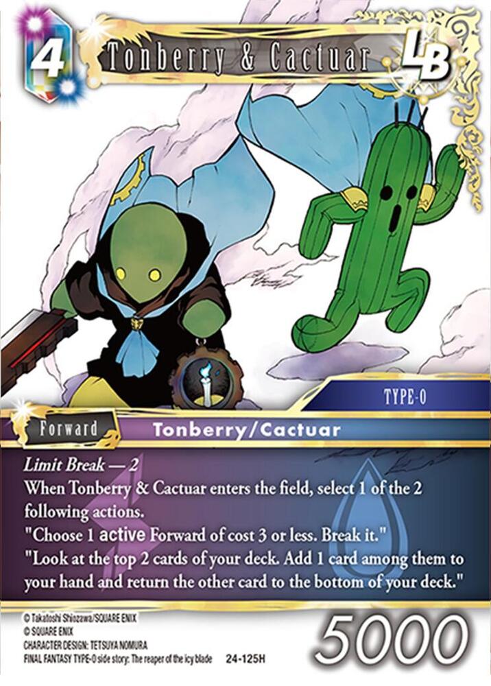 Tonberry and Cactuar LB 24-125H (Hidden Legends)  - Foil