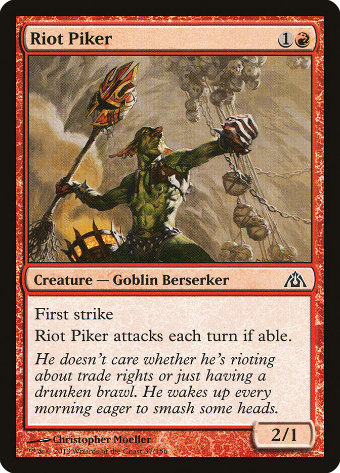 Riot Piker 37/156 (Dragon's Maze) 