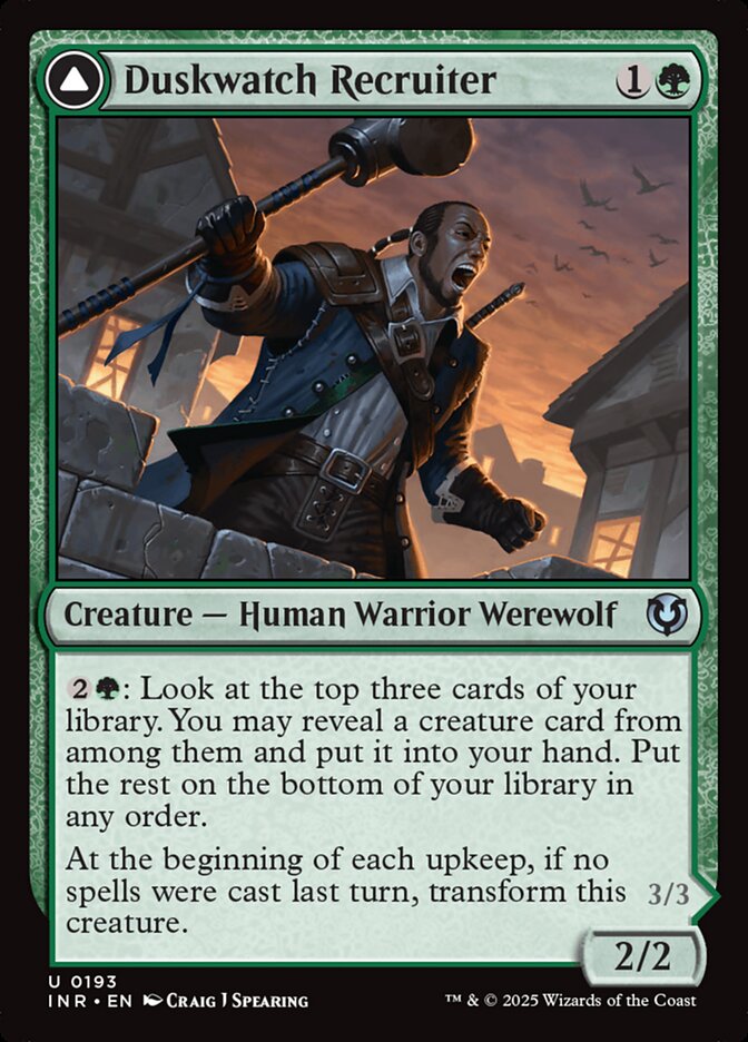 Duskwatch Recruiter // Krallenhorde Howler 193 (Innistrad Remastered) 