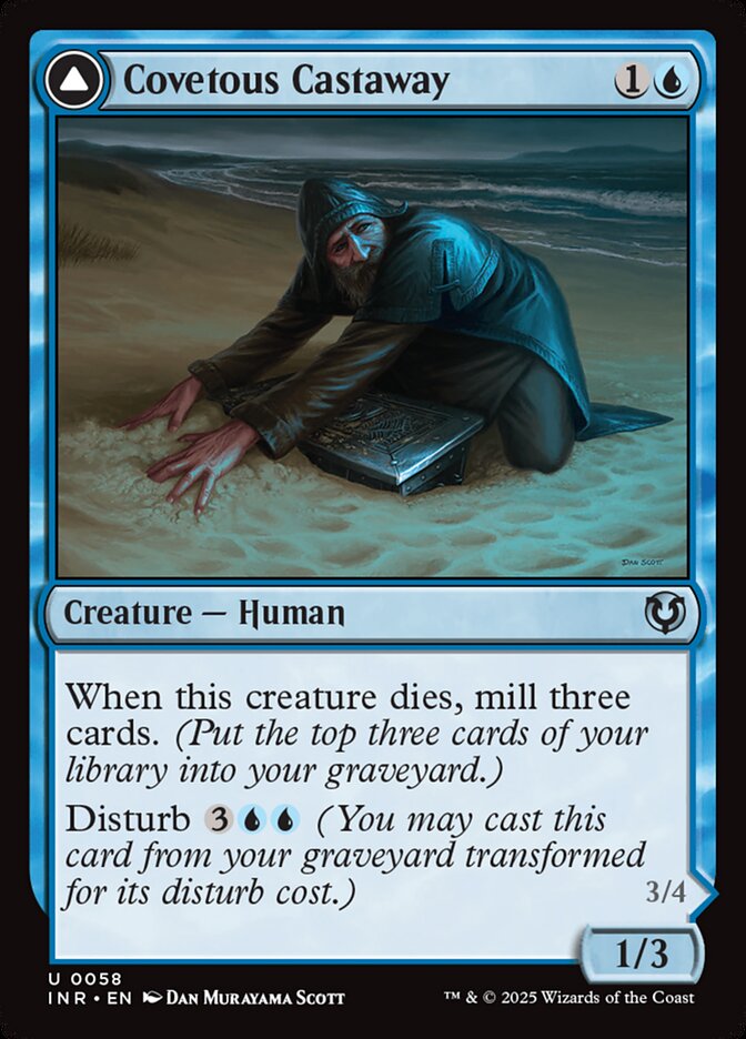 Covetous Castaway // Ghostly Castigator 58/287 (Innistrad Remastered) 