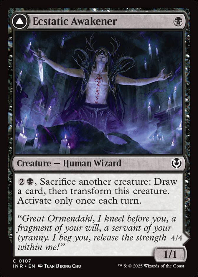 Ecstatic Awakener // Awoken Demon 107/287 (Innistrad Remastered) 
