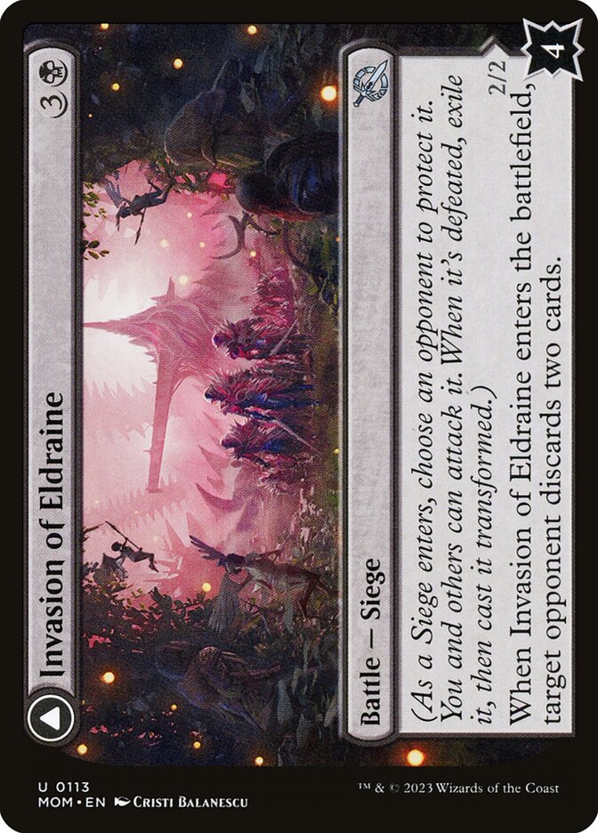 Invasion of Eldraine // Prickle Faeries 113 (March of the Machine) 