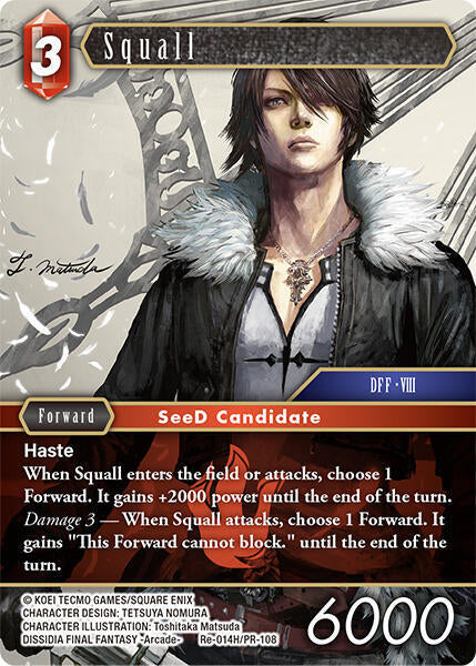 Squall Re-014H/PR-108 (Legacy Collection)  - Foil