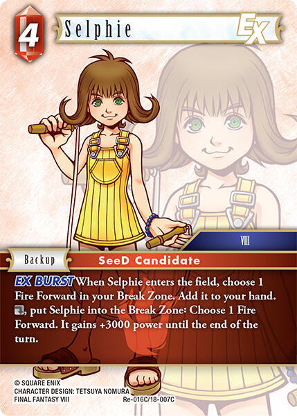 Selphie EX Re-016C/18-007C (Legacy Collection) 