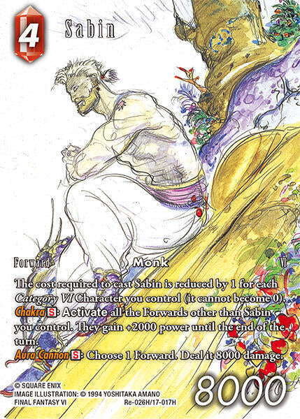 Sabin Full Art Re-026H/17-017H (Legacy Collection)  - Foil