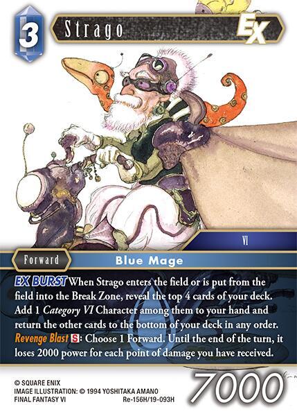 Strago EX Re-156H/19-093H (Legacy Collection) 