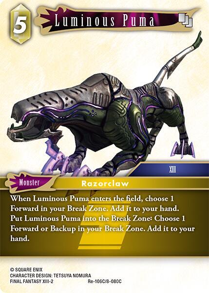 Luminous Puma Re-106C/8-080C (Legacy Collection) 