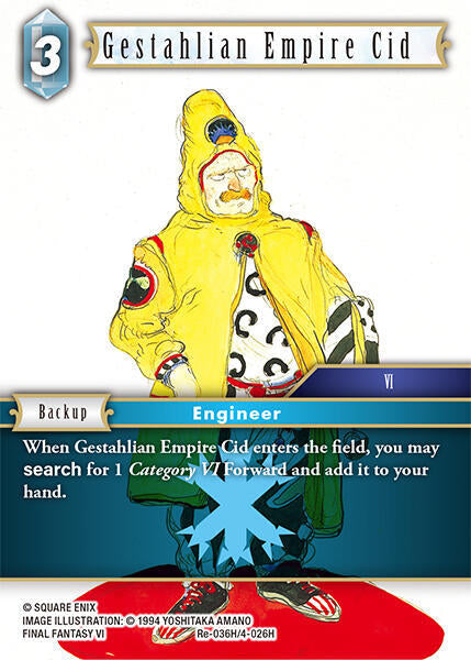 Gestahlian Empire Cid Re-036H/4-026H (Legacy Collection) 