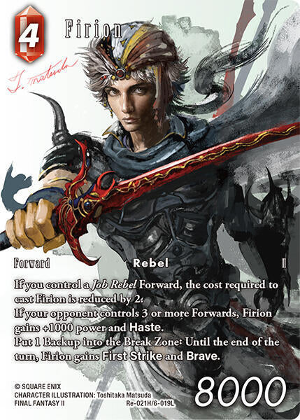 Firion Full Art Re-021H/6-019L (Legacy Collection)  - Foil
