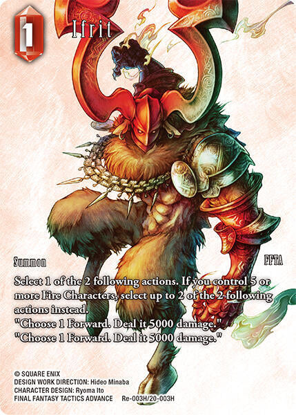 Ifrit Full Art Re-003H/20-003H (Legacy Collection)  - Foil