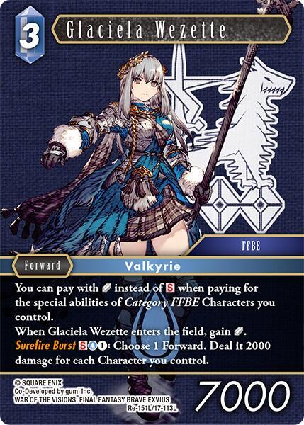 Glaciela Wezette Re-151L/17-113L (Legacy Collection)  - Foil