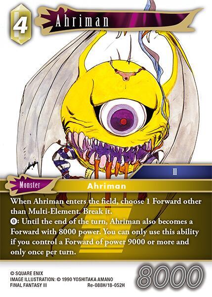 Ahriman Re-088H/18-052H (Legacy Collection)  - Foil