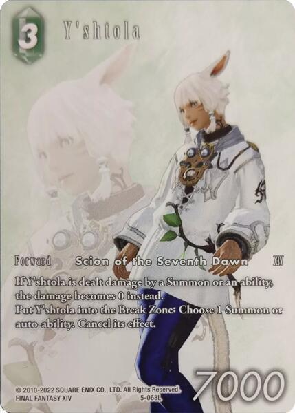 Yshtola Full Art 5-068L (Deck Exclusive Cards) 