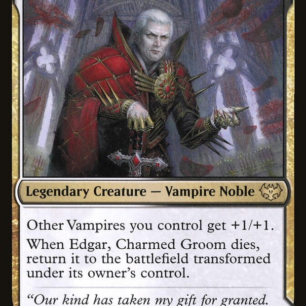 Edgar, Charmed Groom // Edgar Markov's Coffin 236/277 (Innistrad: Crimson Vow)  - Foil