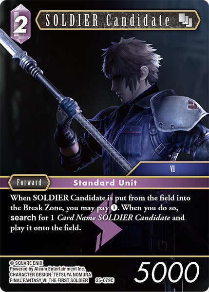 SOLDIER Candidate 25 079C 25-079C (Tears of the Planet)  - Foil